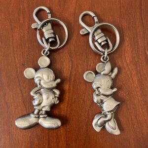 Mickey & Minnie Mouse keychains